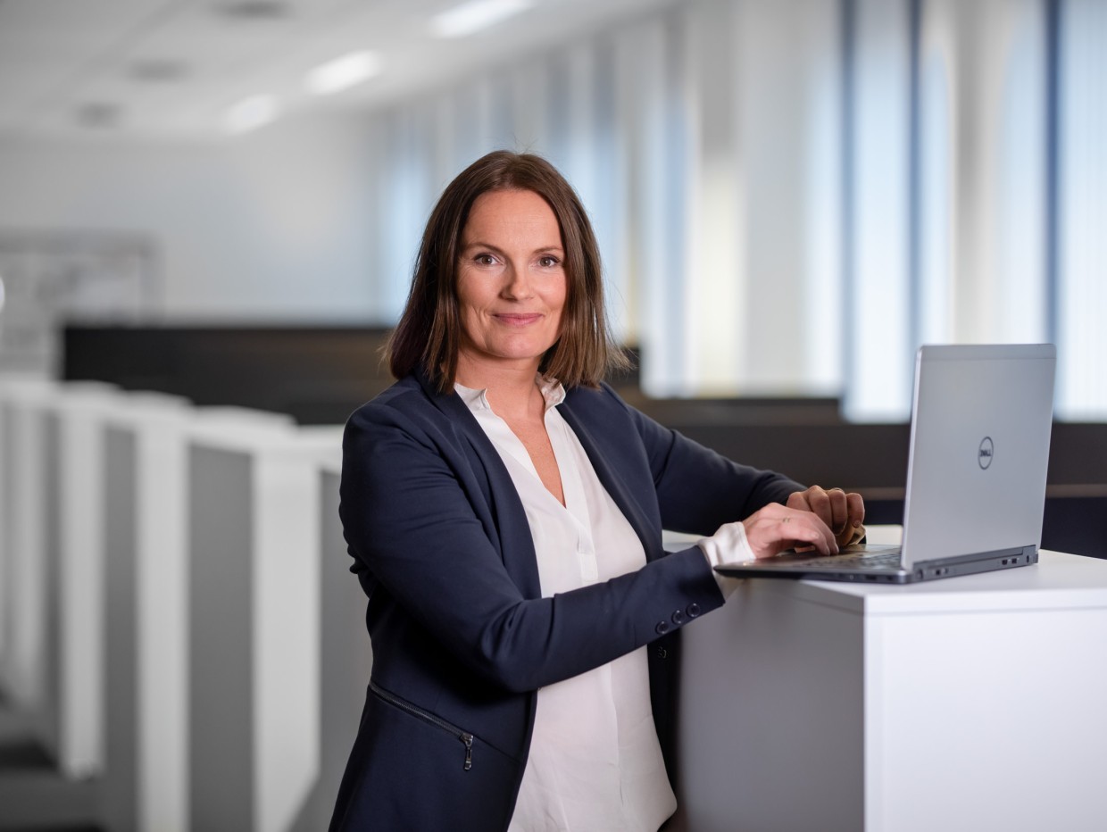Elisabet Mæland Fosse, avdelingsdirektør marked og kommunikasjon.